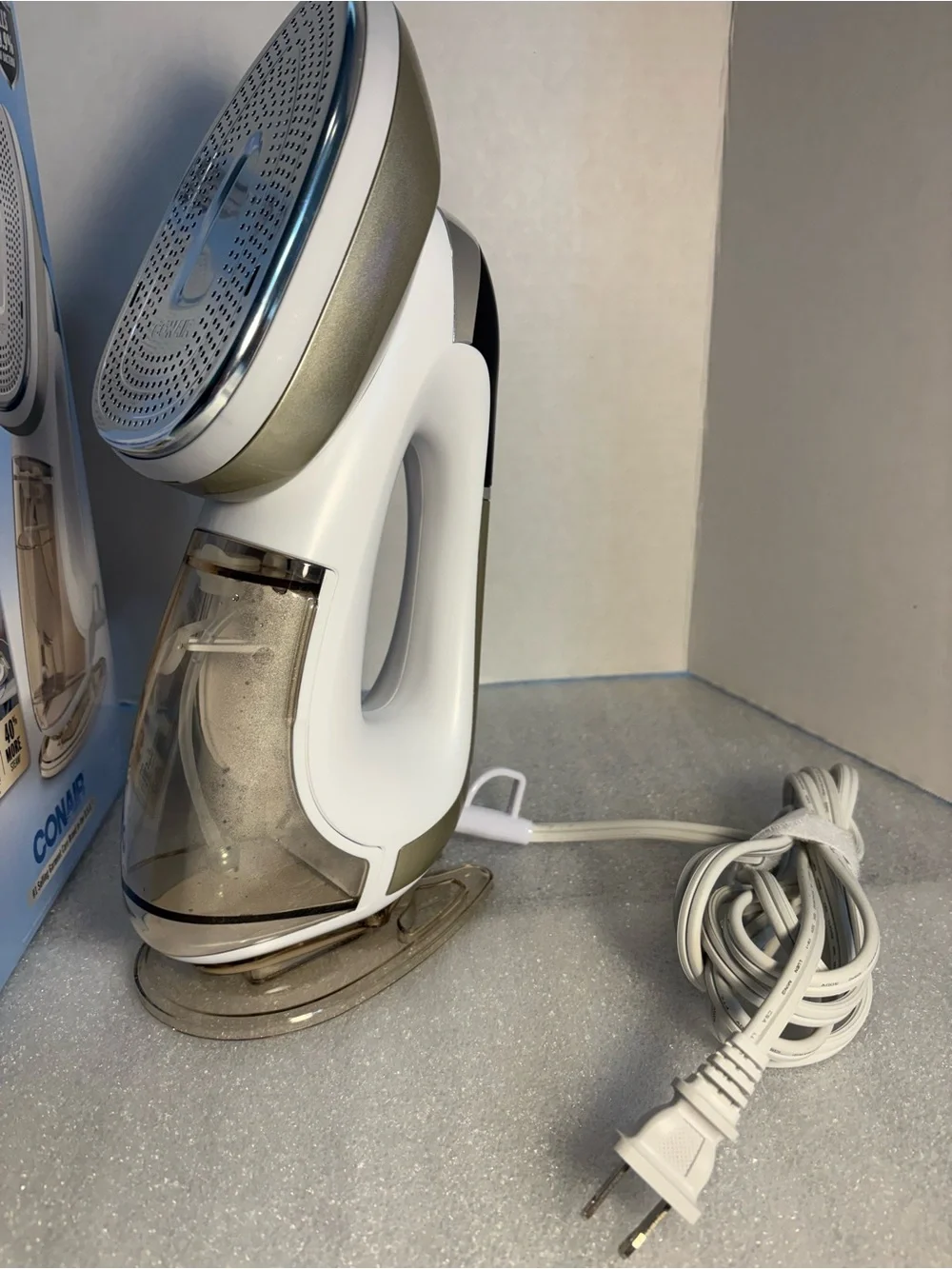Conair Kids 2-in-1 Steam & Iron Handheld Steamer — White/Clear